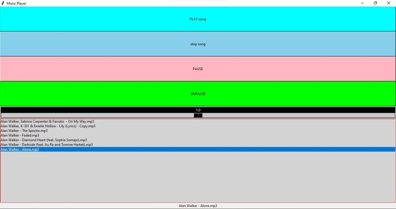  Music-Player-script-with-gui – screenshot 1