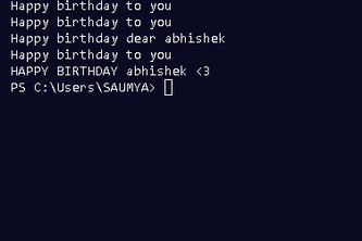 Happy Birthday Wisher