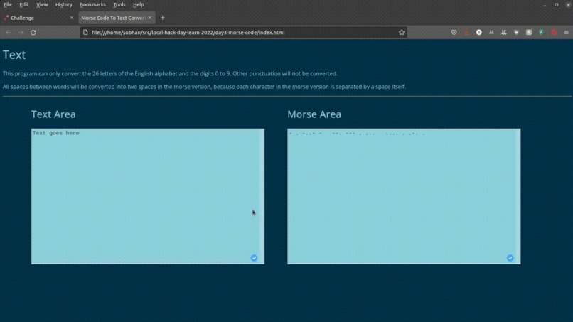 Text To Morse Converter – screenshot 1