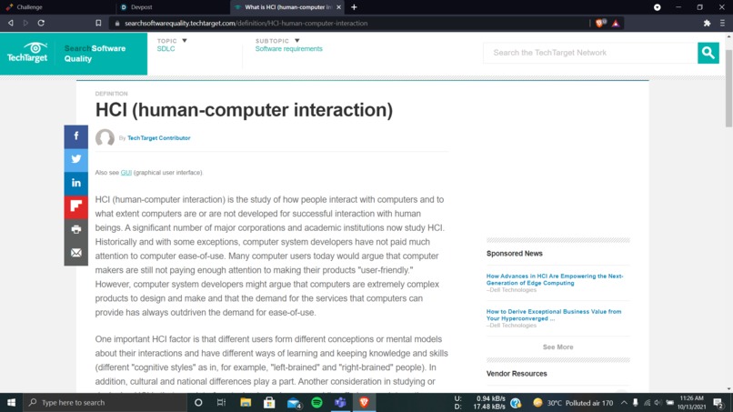 Learn about Human-Computer Interaction – screenshot 2