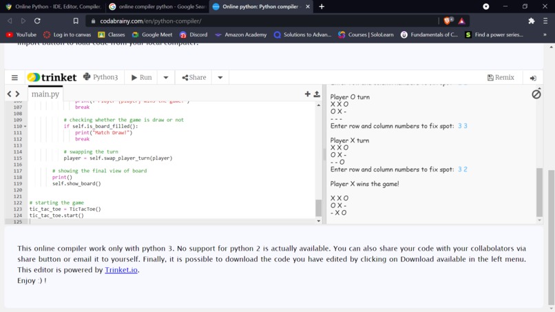 Tic-Tac-Toe game – screenshot 1