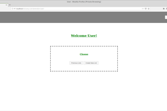 Grocery List Generator