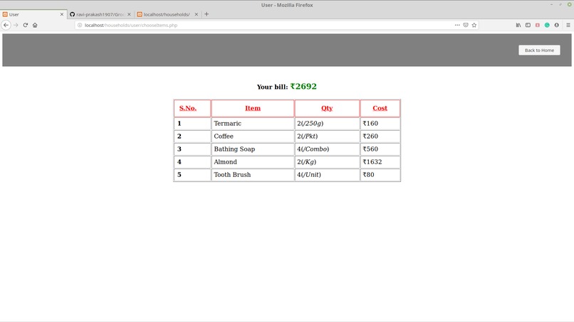 Grocery List Generator – screenshot 4