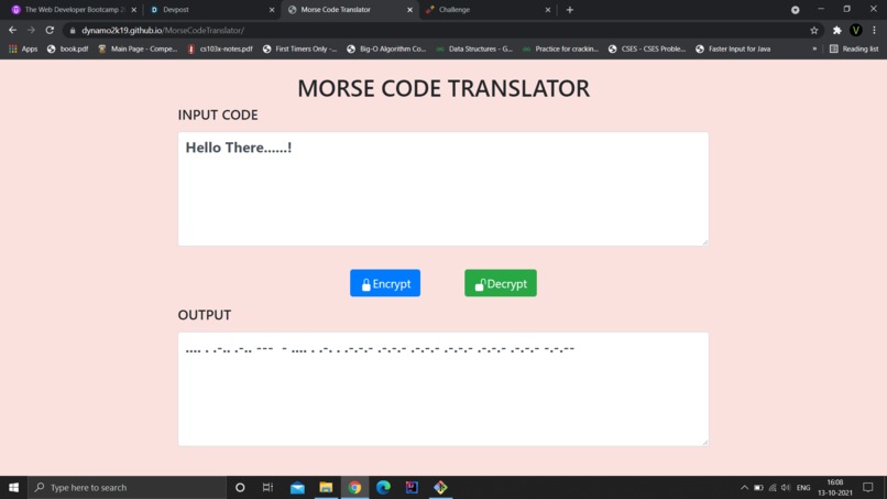 Morse Code Translator – screenshot 1