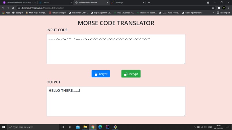 Morse Code Translator – screenshot 2