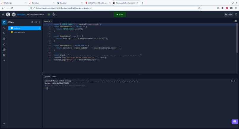 Morse Code Translator – screenshot 1