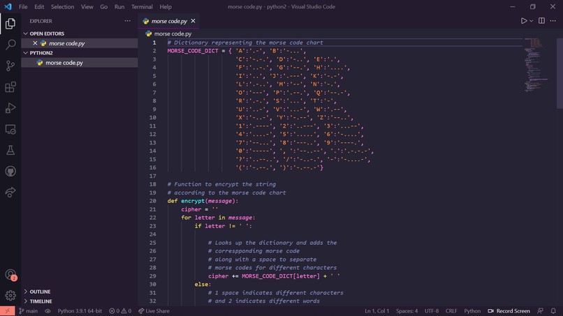 Morse Code Translator – screenshot 1