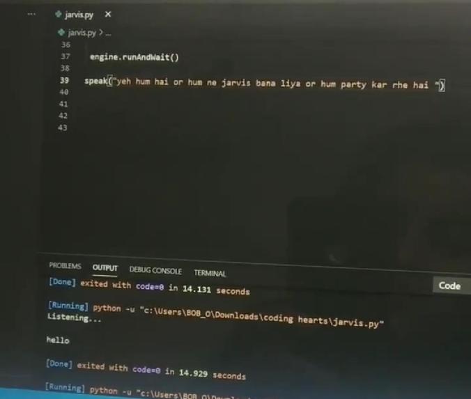Jarvis- a bot – screenshot 1