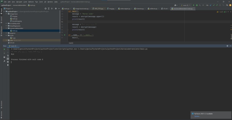 MorseCodeTranslator – screenshot 1