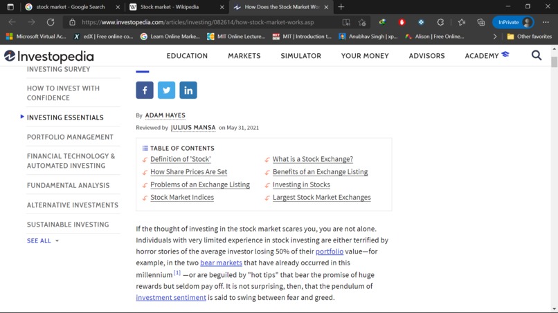 Learn about Stock Market – screenshot 1