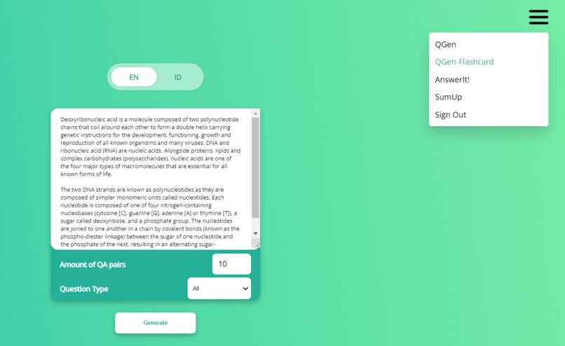 SQNA (Smart Question-Answer System) – screenshot 3