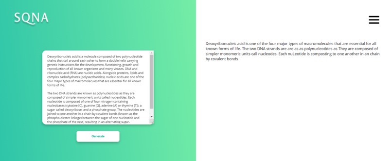 SQNA (Smart Question-Answer System) – screenshot 4