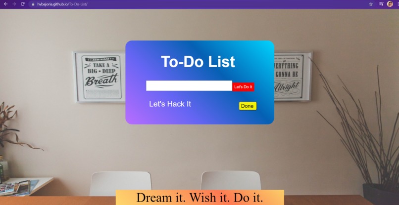 To Do List – screenshot 1