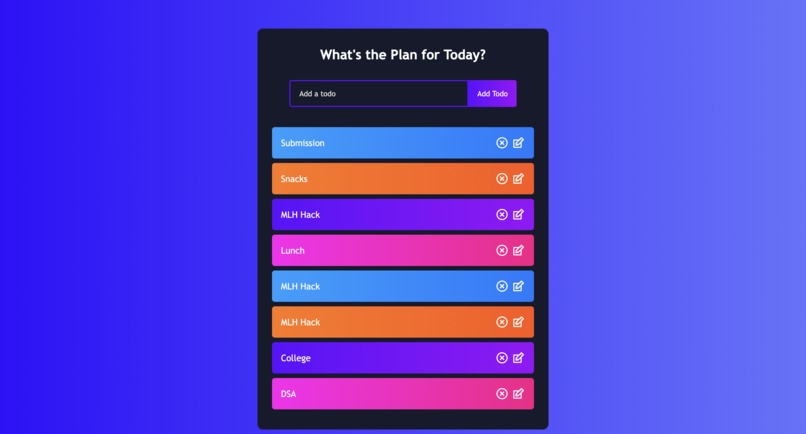 to-do list – screenshot 2