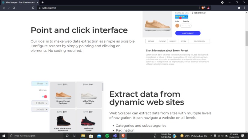 Learn how to Web Scrape – screenshot 1