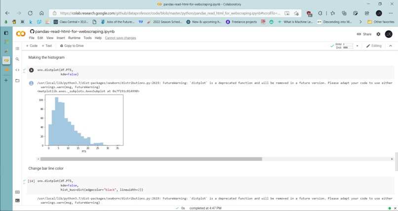 Python Web scraper  – screenshot 5