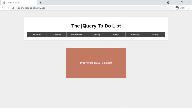 My ToDo Application to Remember things – screenshot 1