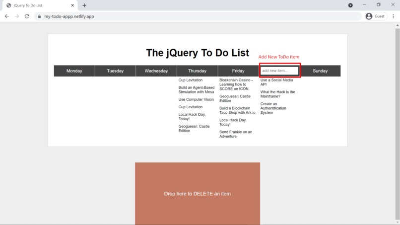 My ToDo Application to Remember things – screenshot 2