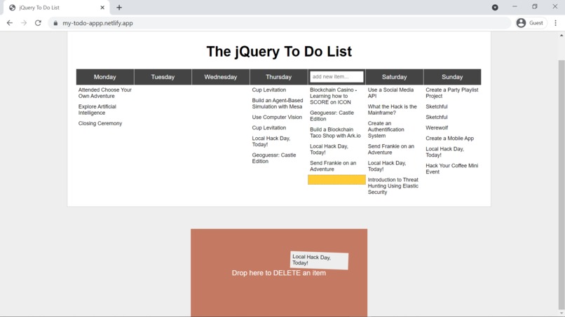 My ToDo Application to Remember things – screenshot 4
