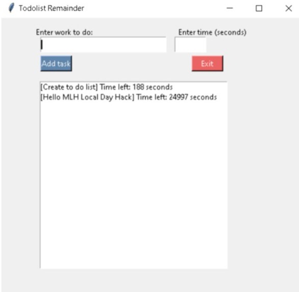 Create a To Do List Application – screenshot 1