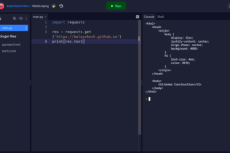 Web scraping