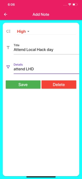 My ToDo – screenshot 2