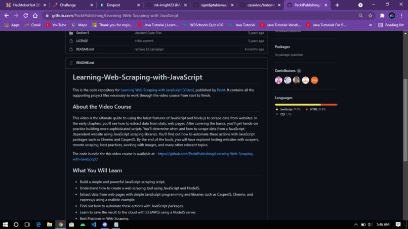 Learn how to Web Scrape – screenshot 1