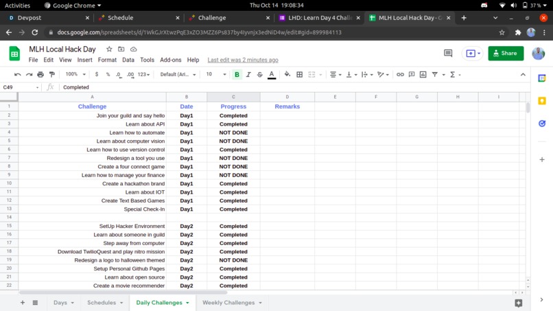 ToDo App – screenshot 1