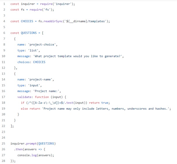 Project Generator – screenshot 3