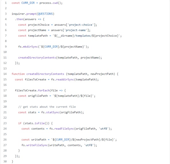 Project Generator – screenshot 4