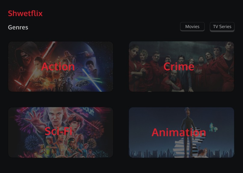 UI-UX Shwetflix – screenshot 2