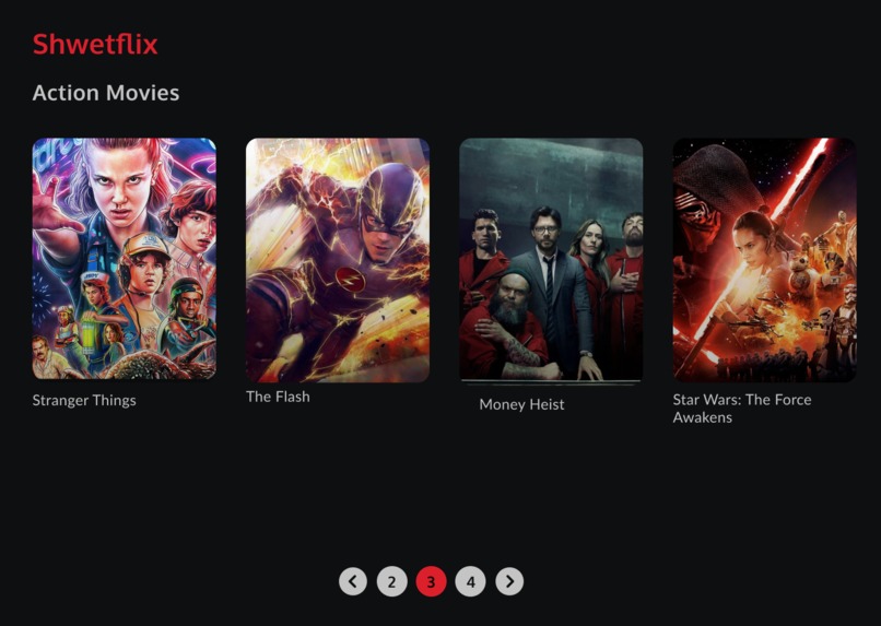 UI-UX Shwetflix – screenshot 3
