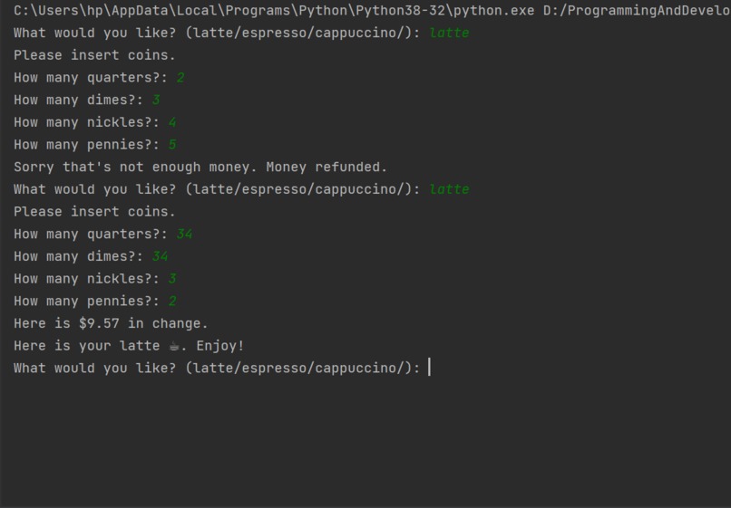 Coffee Machine – screenshot 1