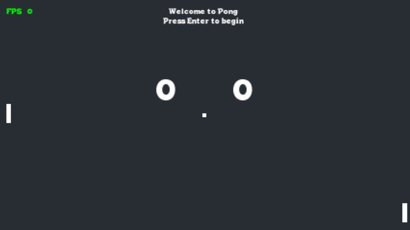 Lua Pong AI Game – screenshot 1