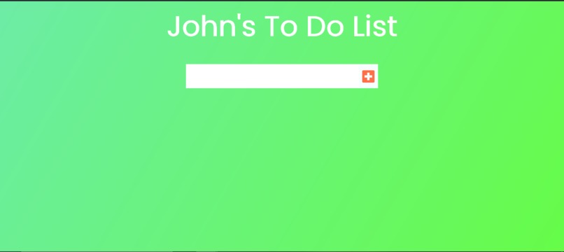 John's Todo List – screenshot 1