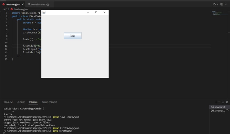 Learning a new Programming language – screenshot 1