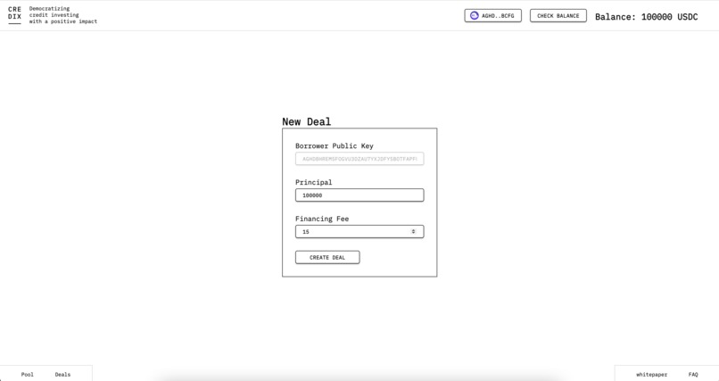 Credix – screenshot 1