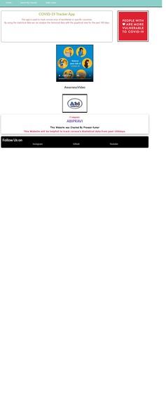 Covid tracker – screenshot 3