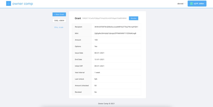 Owner Comp – screenshot 1