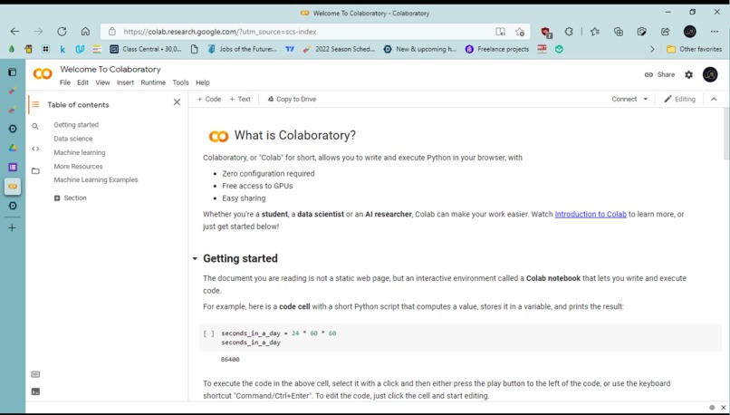 Learnt how to use data available on the web – screenshot 1