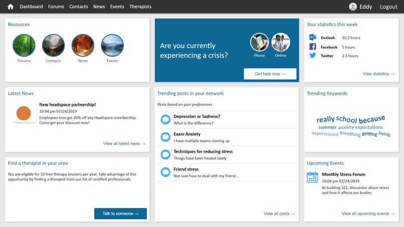 Mental Health App – screenshot 2