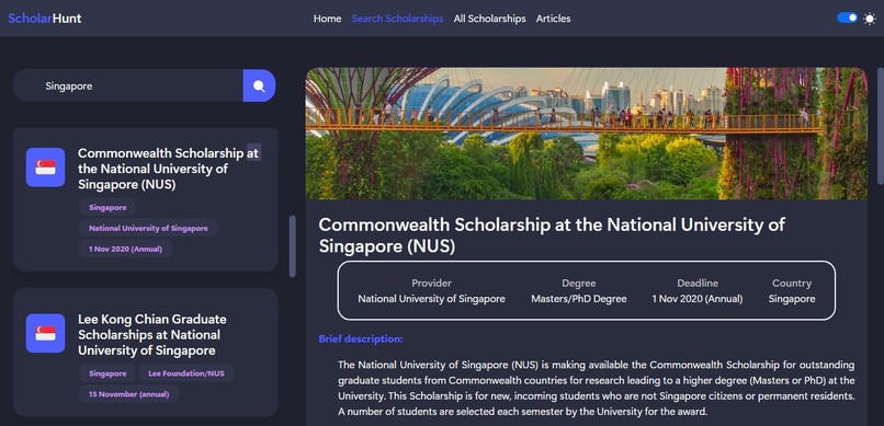 ScholarHunt – screenshot 5