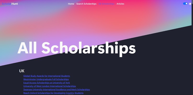 ScholarHunt – screenshot 8