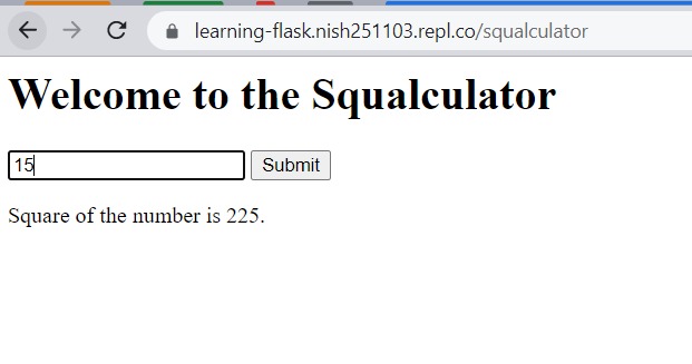 Learning Flask – screenshot 1