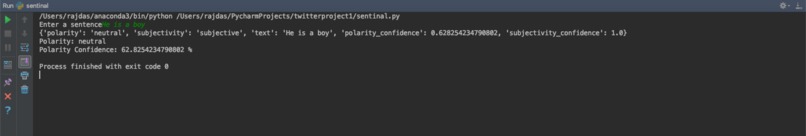 Sentinal - Human Sentiment Analyser – screenshot 3