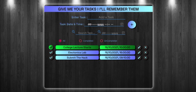 Tasks Reminder with Alarm – screenshot 1