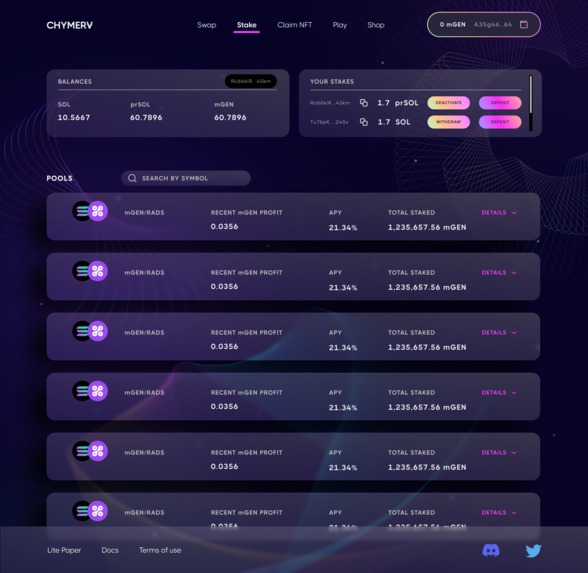 Validator Wars  -  Gamified liquid staking on Solana  – screenshot 10