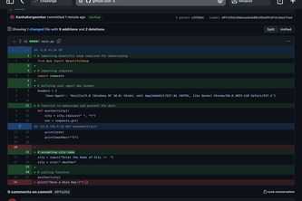 Added documentation to my weather project
