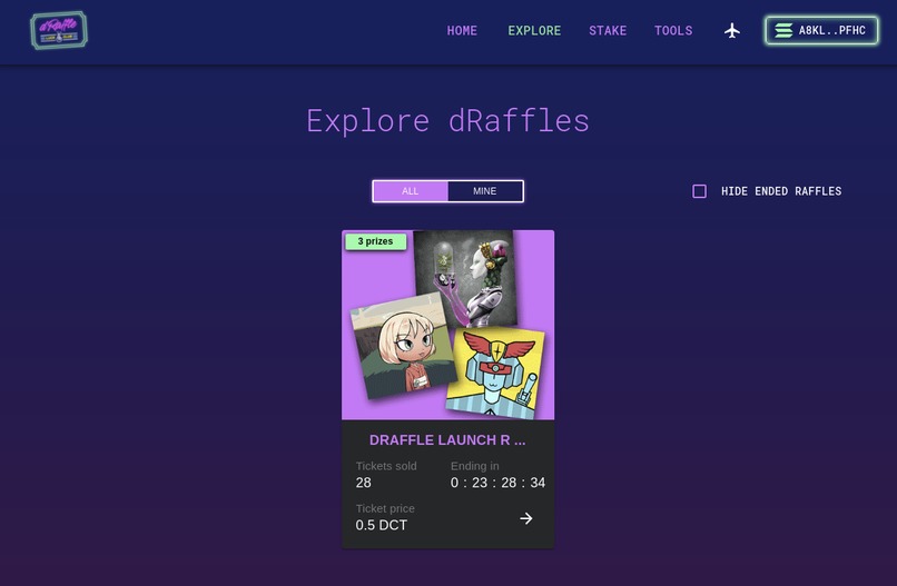 dRaffle Luck Club – screenshot 7