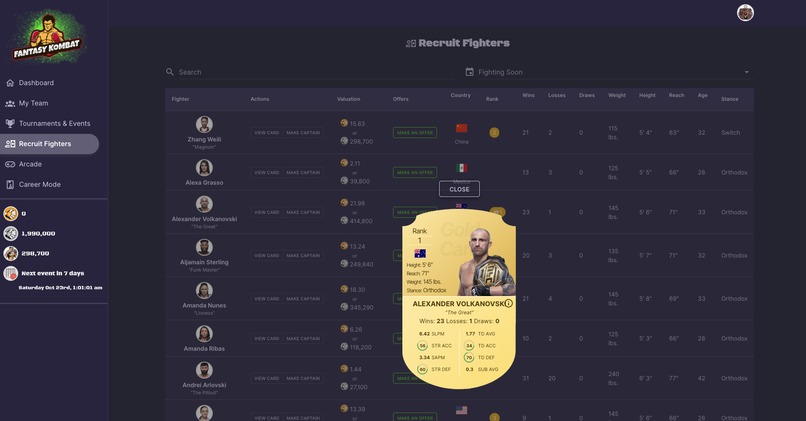 FantasyKombat – screenshot 1